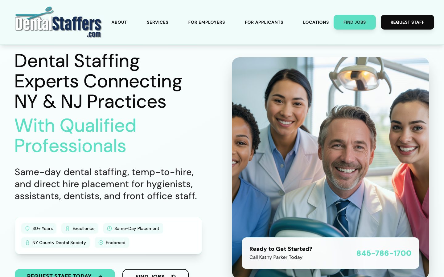Dental Staffers homepage
